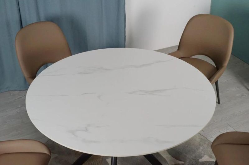 Hot Sale Home Furniture Sintered Stone Imitation Marble Dining Table