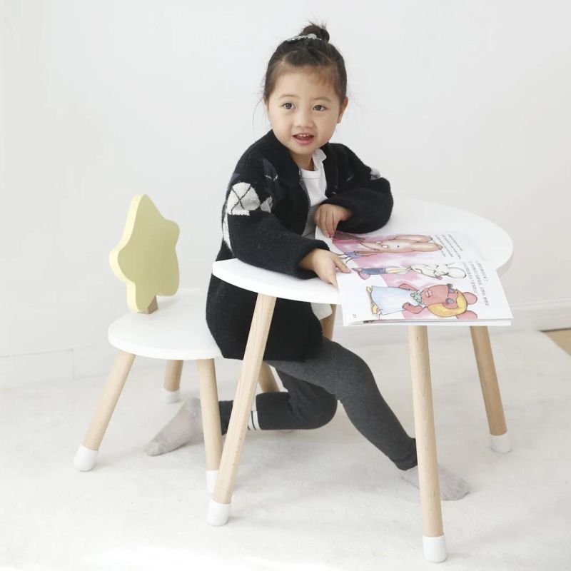 China Modern Style Child Wooden Table Set Furniture