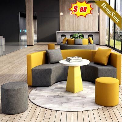 Modern Design Home Leisure Public Furniture PU Leather 3 Seat Office Waiting Room Sofa