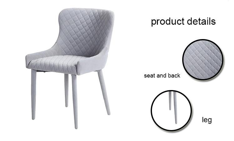 Wholesale Home Restaurant Furniture Upholstered PU Leather Dining Room Chair