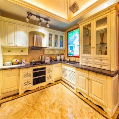 Hot Sale Furniture Accessories Materials Cabinet Wood Luxury Kitchen Cabinet Set Modern