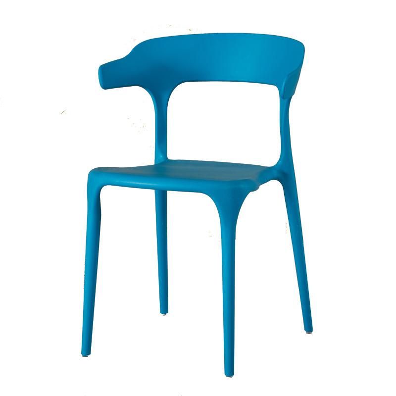 Easy Plastic Furniture Hollow-out Recreational Waiting for Emas Dining Chair