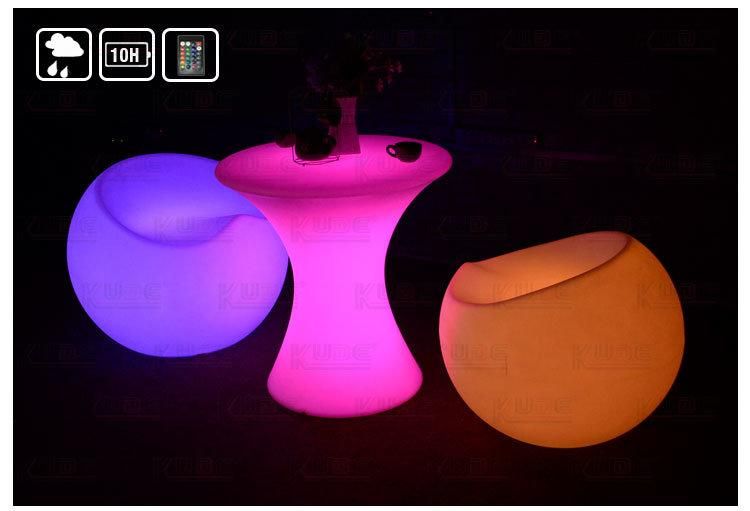 Glowing LED Cocktail Table Light up Furniture