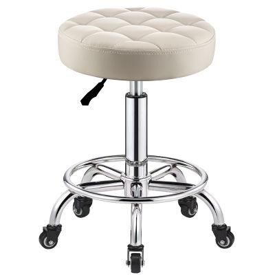 High Quality Salon Stool Luxury Hairdressing Salon Master Chair Nail Hair Beauty Salon Furniture Barber Master Chair