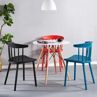 Free Sample Modern Dining Room Furniture PP Dining Chair Stacking Cheap Plastic Chairs Wholesale