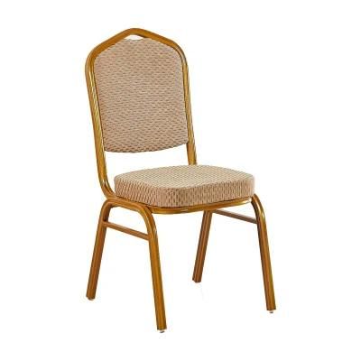 China Wholesale Dining Room Furniture Wedding Banquet Chair Metal Legs Dining Chair