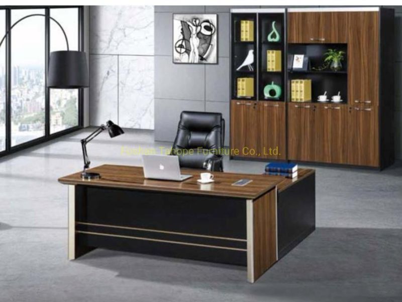 Modern Wooden Melamine Executive Home Office Desk