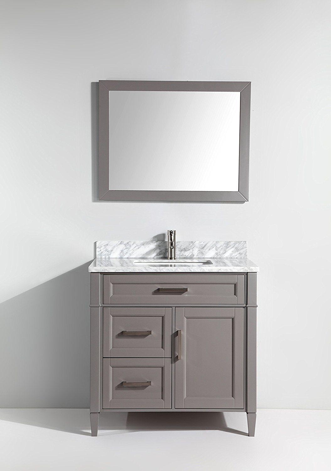 36inch Used Solid Wood Bathroom Vanity