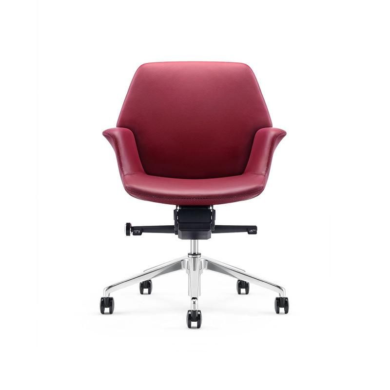 Modern PU Leather Executive Office Chair with Armrest