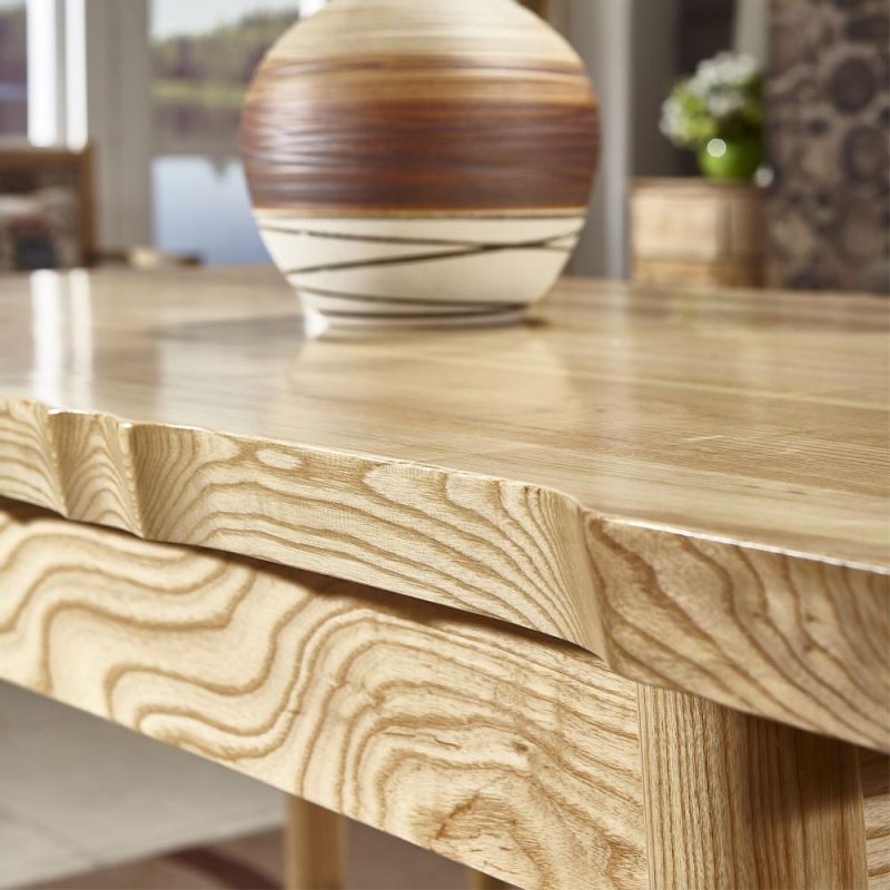 Natural Wood Coffee Table Solid Oak Modern Living Room Furniture Designer Recommend Wooden Storage Cabinet Coffee Table