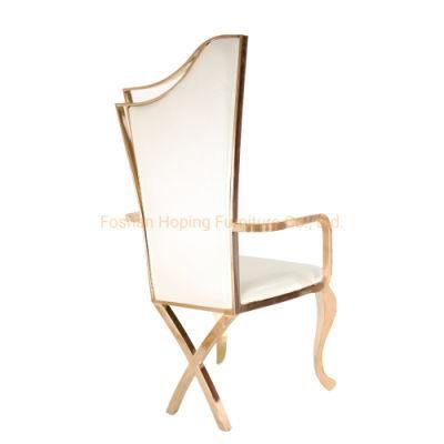 Wing High Back Royal Luxury Queen Chair Wedding Sofa Chair King Throne Chair