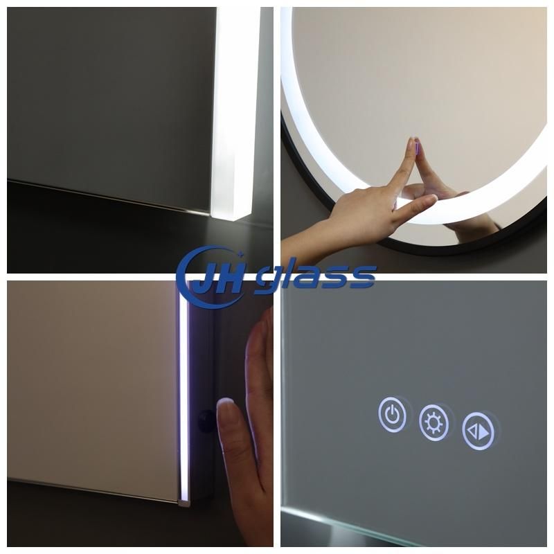 Retail/Project Rectangle Round Irregular Sahpe Bathroom LED Mirror Furniture LED Makeup Mirror for Home Decoration