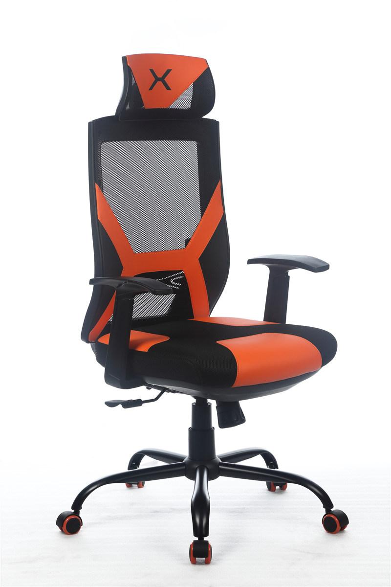 Modern Commercial Chairs Lumbar Support Back Swivel Head Ergonomic Gaming Mesh Chair Office
