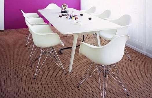 Factory Wholesale White Conference Office Furniture Nordic Cheap Ergonomics Plastic Chair with Metal Leg