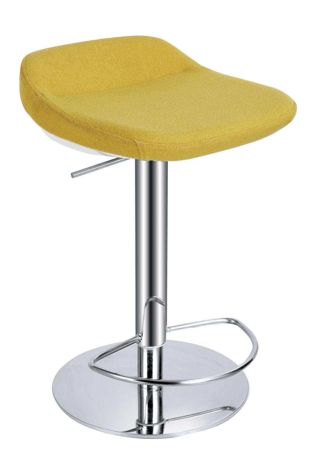 Stainless Steel Bar High Counter Seater Stool with Moulded Foam