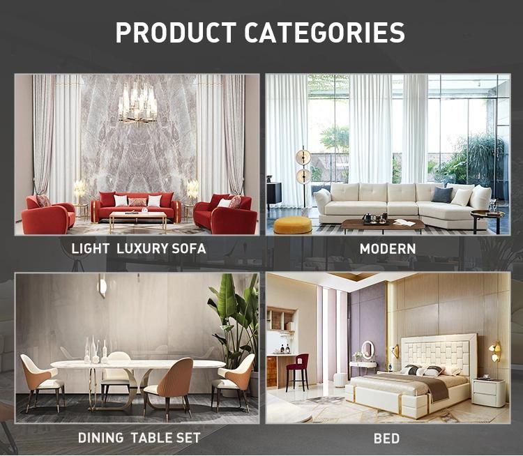 Zhida Foshan Factory Home Furniture Wholesale Price High Quality Villa Modern Living Room L Shape Modular Sectional Button Buckle Sofa Set Furniture