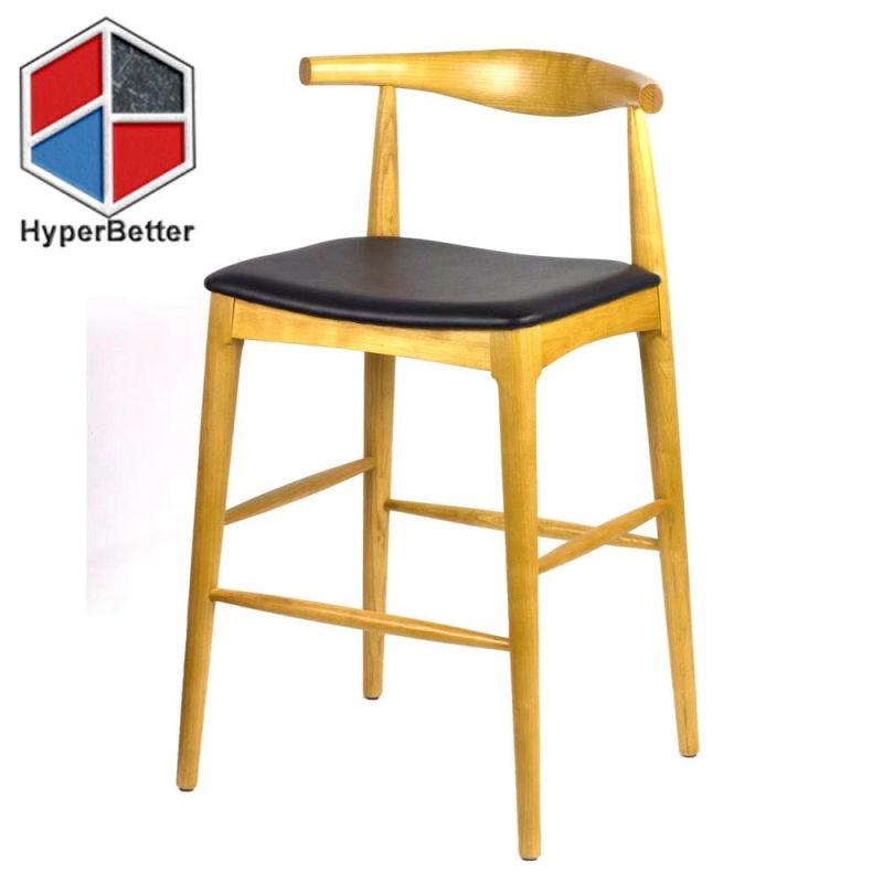 Aluminum Frame Dark Fabric Bar Stool