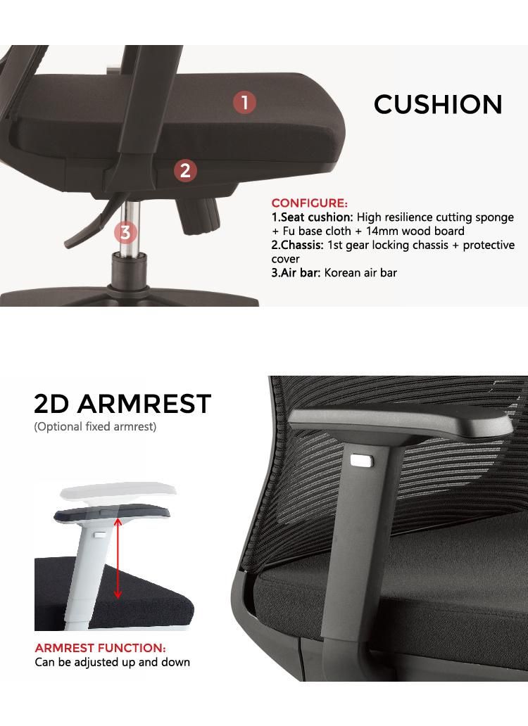 Factory Wholesale High Quality Modern Office Furniture Ergonomic Computer Chair