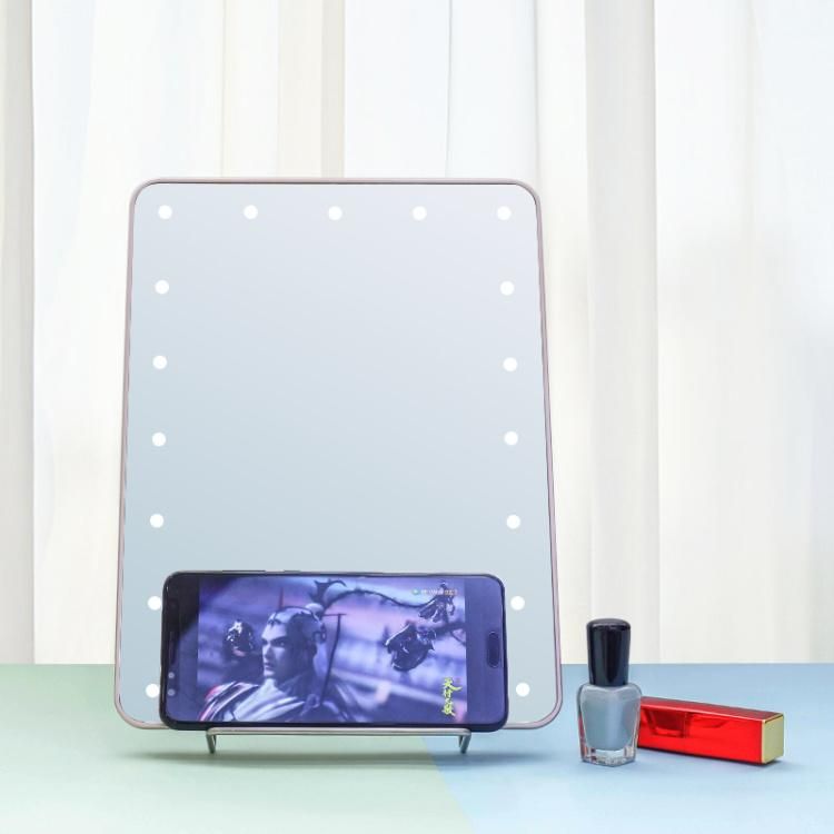 Wall Hanging with Holder Vanity LED Light Makeup Mirror