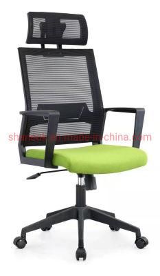 Factory Price Adjustable High Back Fabric Mesh Office Chair (6112A)