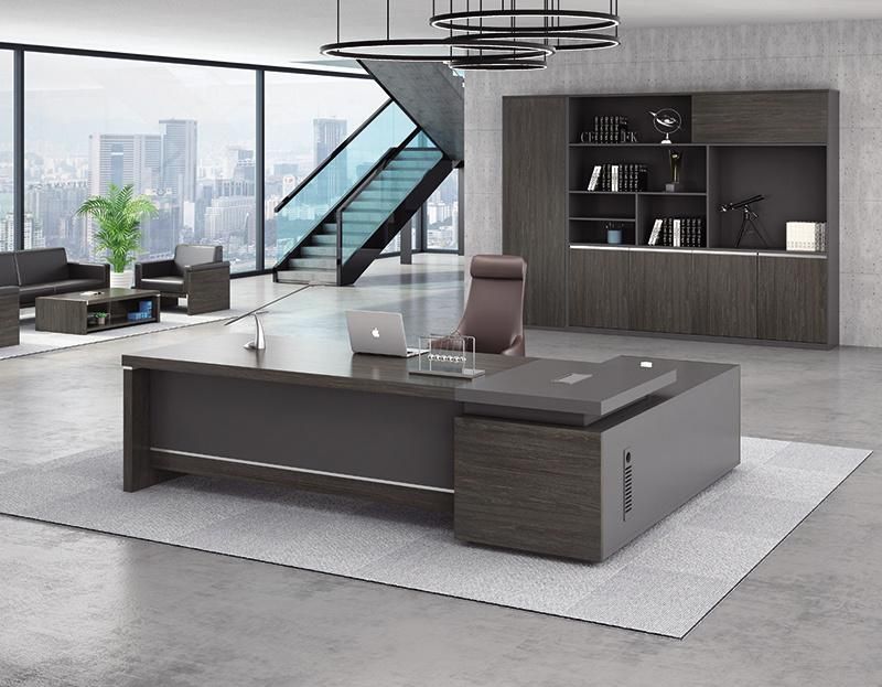 Wood Office Furniture Modern Large Executive Desk