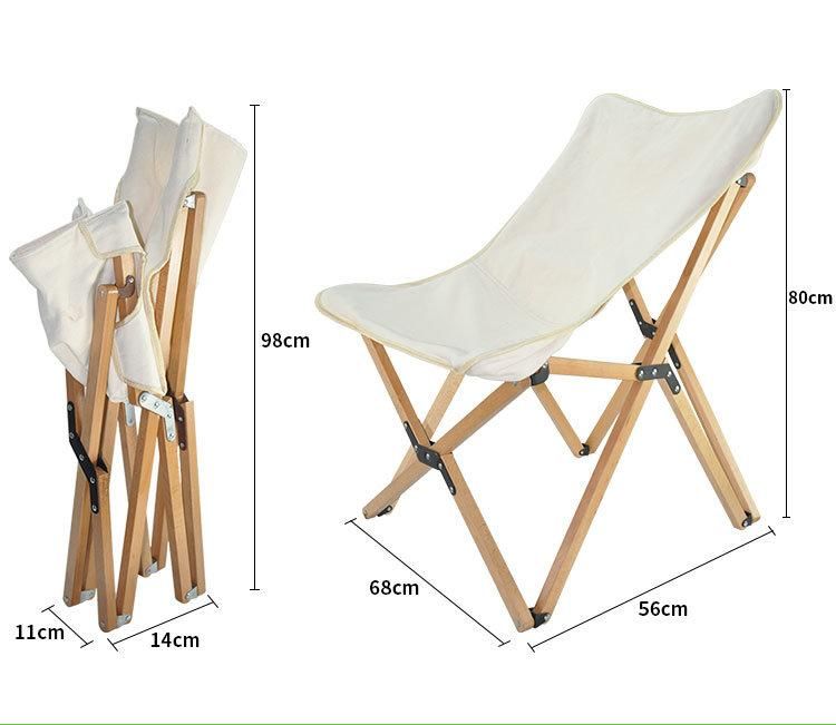 Wholesale Portable Wood Folding Camping Chair