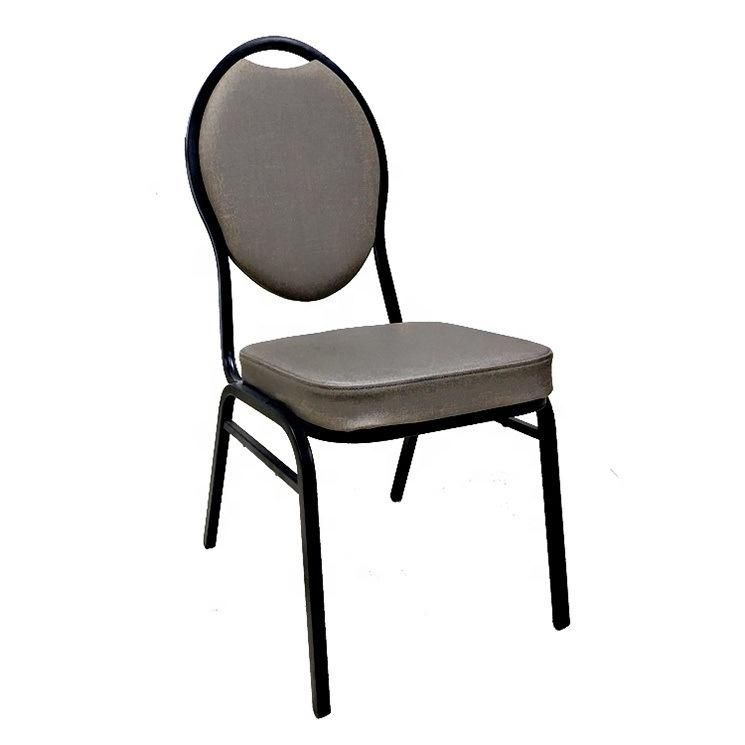 Hot Sale Modern Furniture Metal Frame Round Back Hotel Banquet Dining Chairs