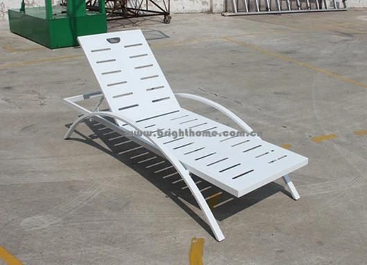 Aluminum Textilene Sun Lounge Beach Sunbed