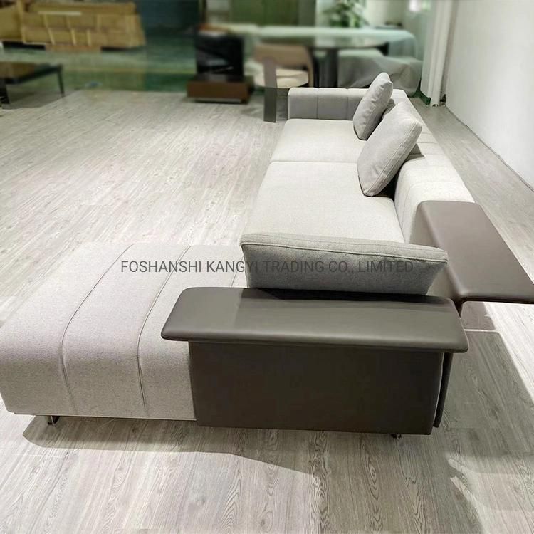 Italian Living Room Sofas Fabric L Shape Sofa Set Furniture Modern Hotel Sectional Sofa Furniture