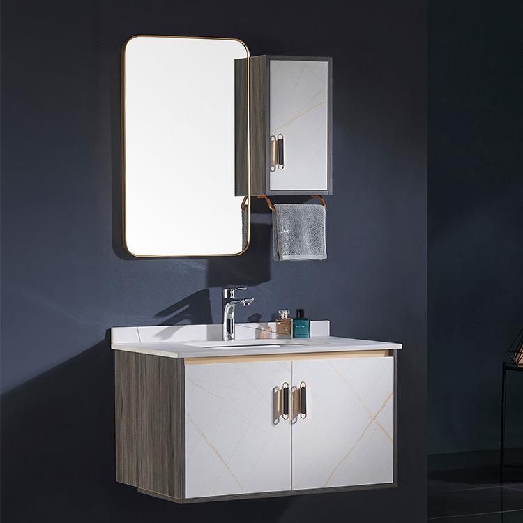 Modern Bathroom Soild Wood Vanity Combo Cabinets