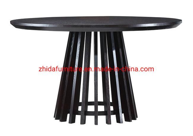 Modern Events Banquet Wooden Round Dining Table with Chair