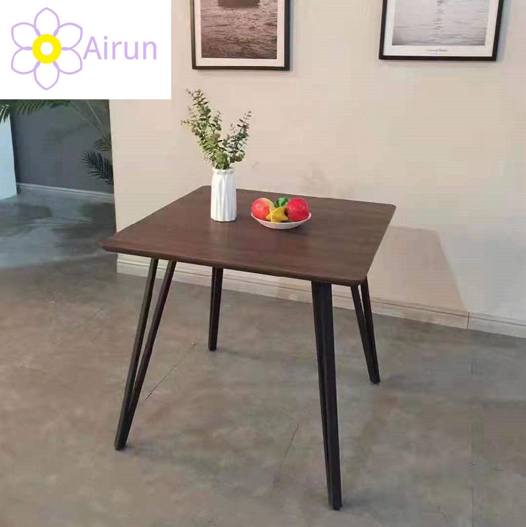 Nordic Wood Retractable Modern Minimalist Dining Table Black Walnut Dining Table