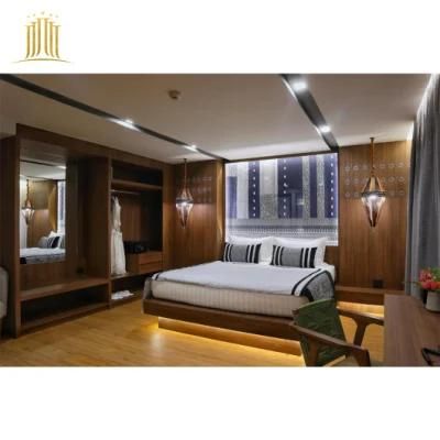 Modern Luxury Metal Wooden Hotel Room Furniture Custom Furniture Hotel 5 Star Hotel Guest Room Furniture