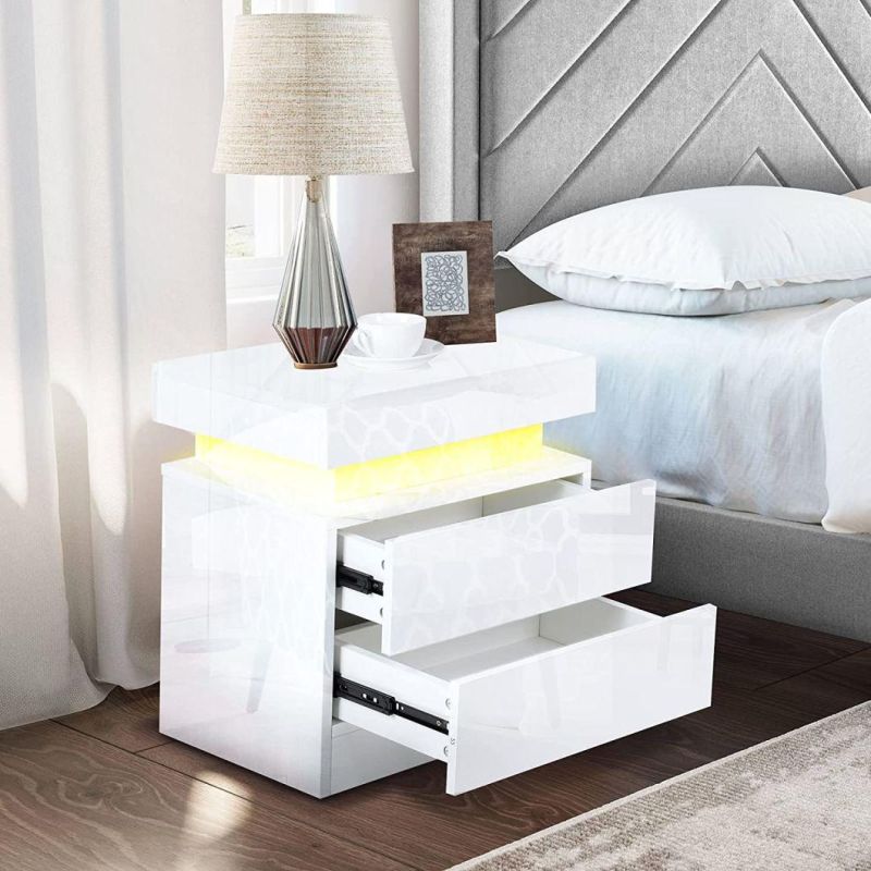 Modern Bedside Table Nightstand Side Table for Living Room