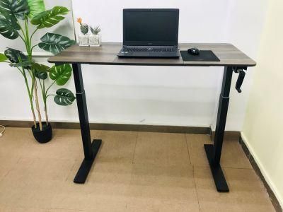 Lifting Computer Desk Standing Desk Notebook Desktop Computer Desk Simple Writing Desk Hand Desk Black Table Legs Home Study Desk