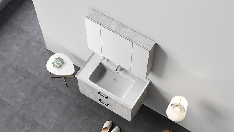 White Bathroom Vanities Furniture Modern Wall Mount Hotel Design Cheap USA