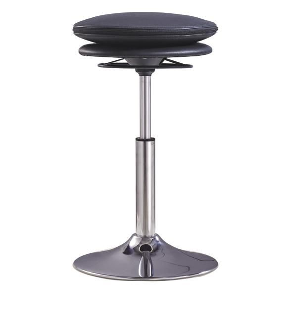 High Density Foam Adjustable Sit Stand Bar Stool Chair