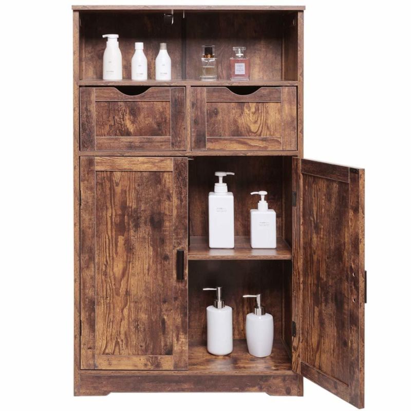 Living Room Cabinets, Home Office, Country Brown