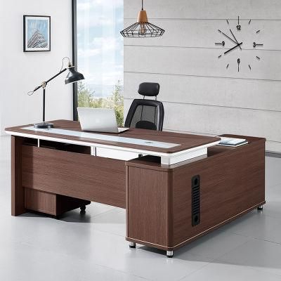 Modern Patent Design MDF Furniture L Shaped Computer Manager Executive Office Desk