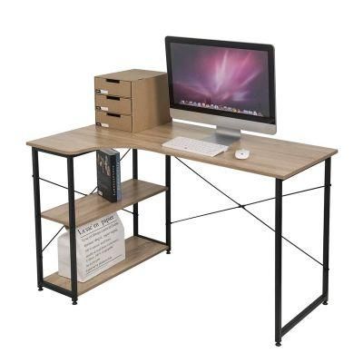 Wholesale Computer Desk Home Office Desk Modern Design Office Table with Hutch and Bookshelf