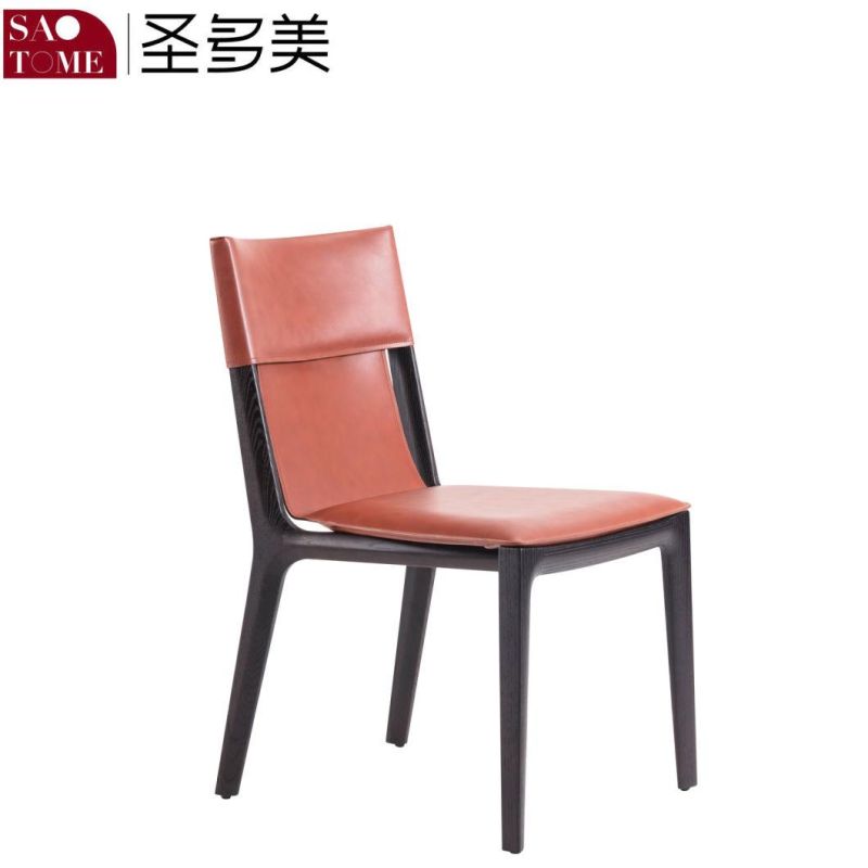 Modern Advanced Design Armless Blue Dining Chair