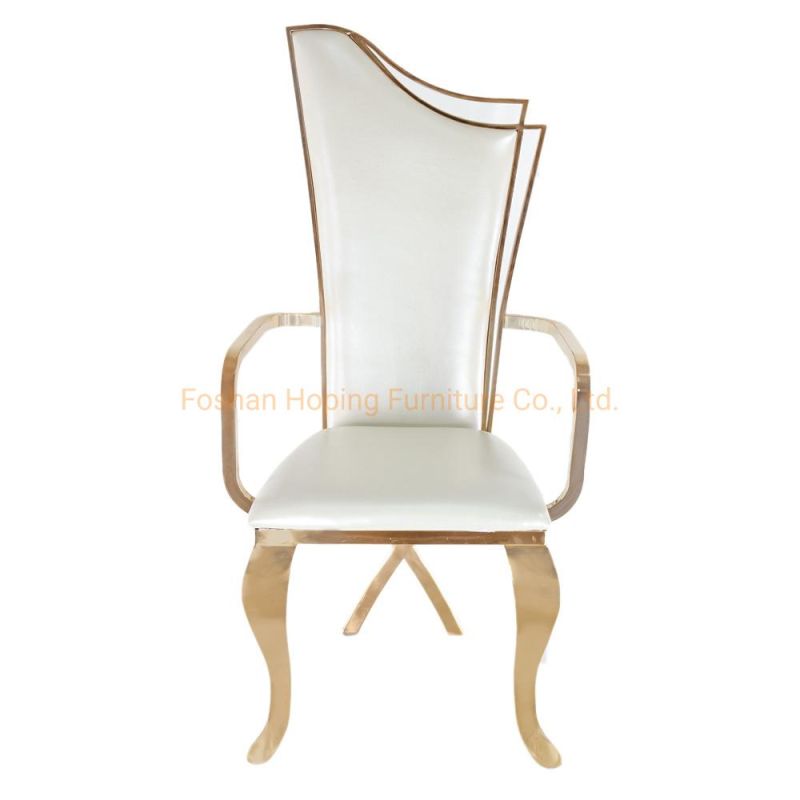 Luxury King Throne Chair Loyal Chair Hotel Lobby Chair with Couple Armrest