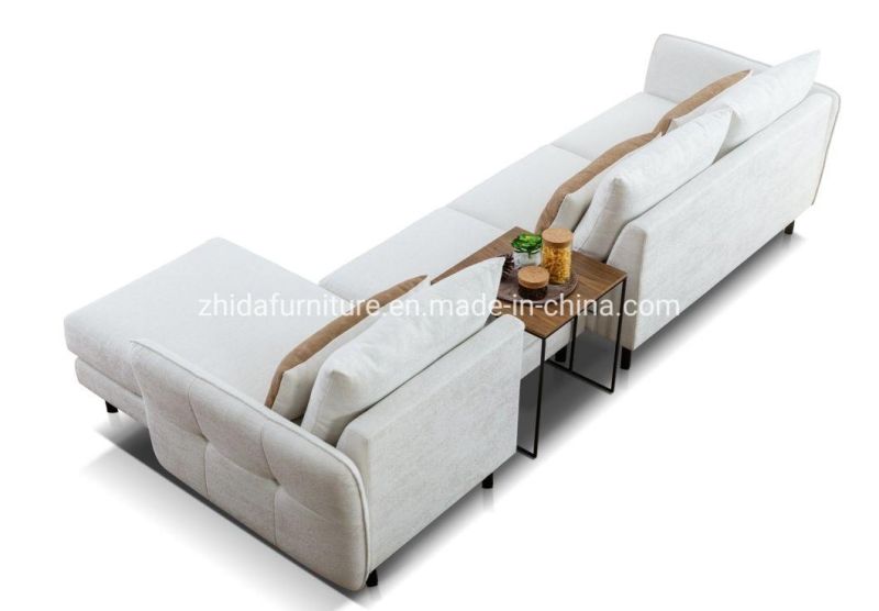 Modern Frank Furniture Settee Lounge Suite and Lobby Fabric Sofa Couch L Shape Sofa Set