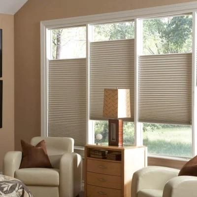 Motorized Honeycomb Balcony Window 25mm Cellular Blinds