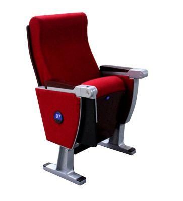 High Back Armed Auditorium Seating Auditorium Chair with Cup-Holder