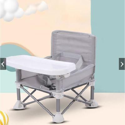 OEM Portable Baby Seat Travel Chair Fold with Straps for Indoor Outdoor Use Great for Camping, Beach Lawn Toddlers Kids Boys Girls