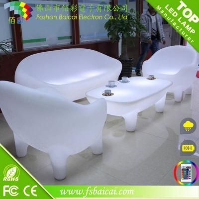 Fahsionable Luminous LDPE LED Bar Furniture