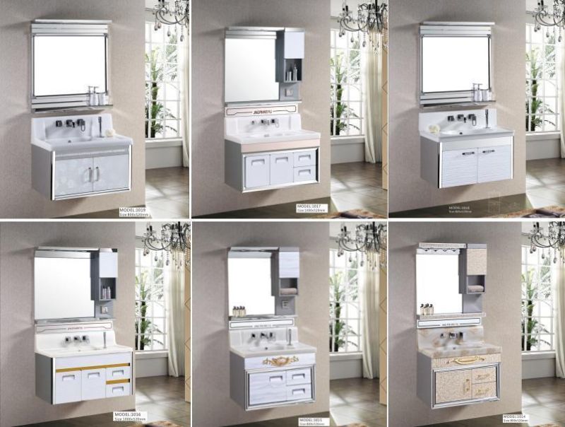 Bathroom Furniture Stainless Steel Cabinet Vanities