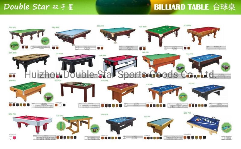 Szx High Quality and Modern Billiard Table Game Pool Table