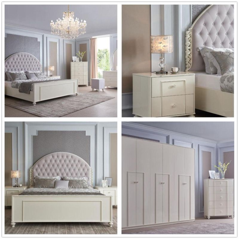 Bedroom Furniture Set with Wooden Bed From Chinese Furniture Factory